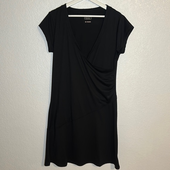 Alpine Design Studio Activewear Faux Wrap Dress Black Size XL - Picture 1 of 7